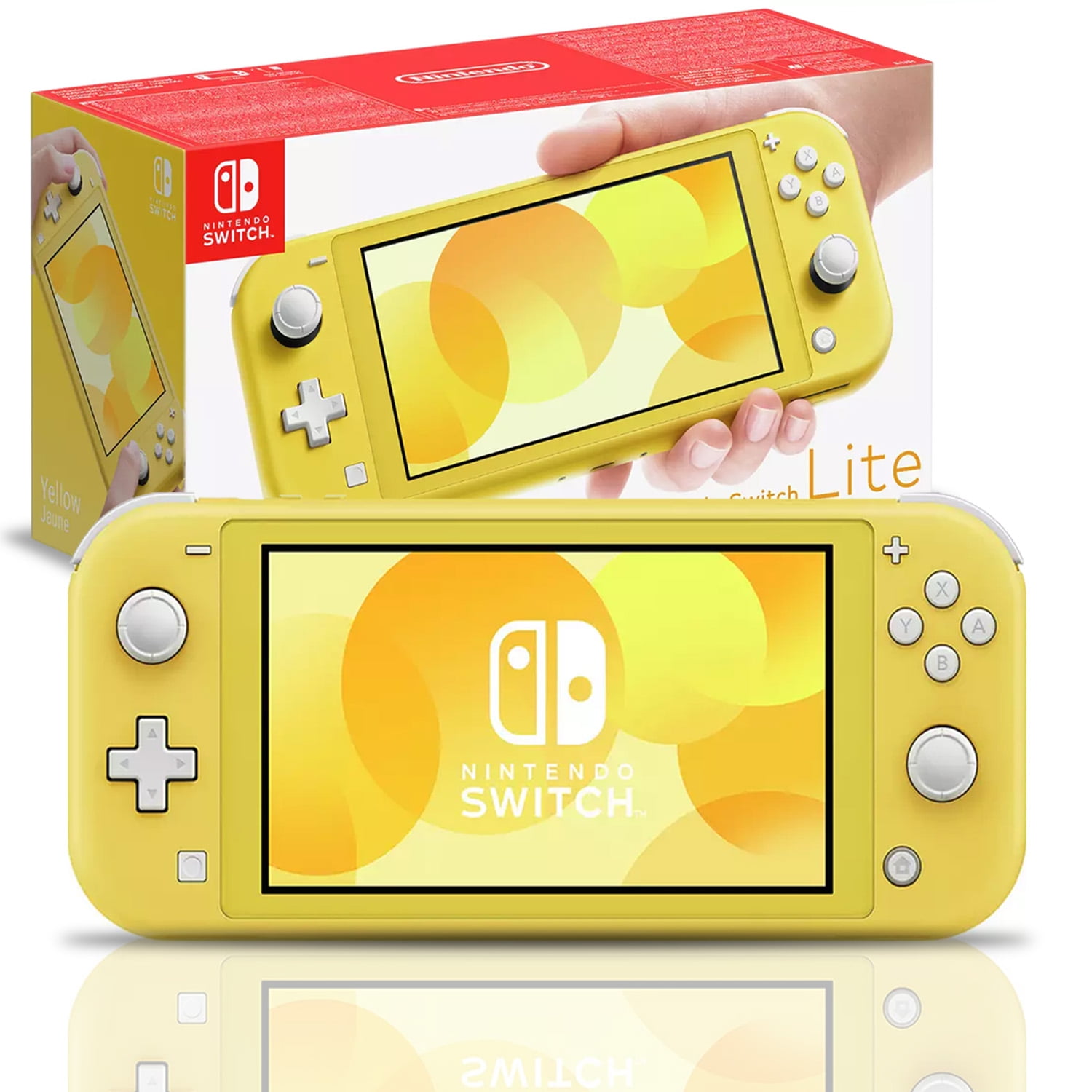 Nintendo Switch Lite (Yellow) Bundle with Extra Warranty