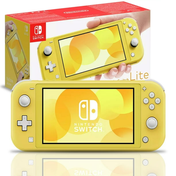 Nintendo Switch Lite (Yellow) Bundle with Extra Warranty
