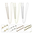 thumbnail image 3 of EeaseCA 3PCS Delicate Thick Eyeglasses Chain Small Flower Hanging Neck Glasses Chain, 3 of 7