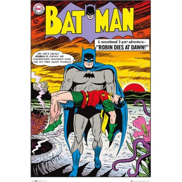 GB Eye XPE160332 Batman Comics - Robin Dies At Dawn Affiche Imprimée, 24 x 36