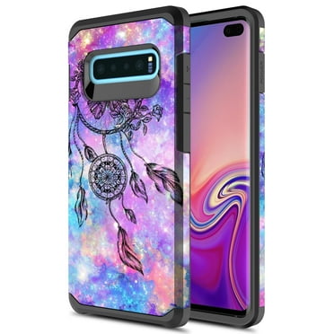 Samsung Galaxy S10 Plus Case, Rosebono Slim Hybrid Shockproof Hard Cover Graphic Fashion Colorful Skin Cover Armor Case For Samsung Galaxy S10 Plus (Dream Catcher)