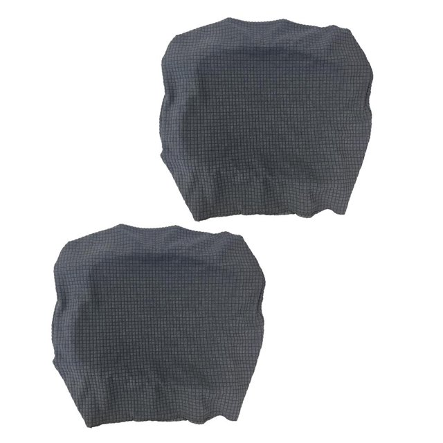 2-Pack Funda Para Silla De Comedor Universal Impermeable Y Elástica Cubierta Para Asiento De gris