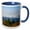 Blue/White, variant on 3drose, Mountain Top from from the Smoky Mountains, Featuring Lower Clouds., 11oz Mug