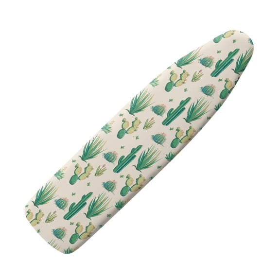HELLHERO Cactus Ironing Board Cover, 15x54 Inch Ironing Board Cover Protector Standard Size, Heat-Resistant Iron Board Cover, Easy Installation