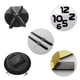 thumbnail image 2 of Reloj de Pared Moderno Gigante Números Grandes Negro}, 2 of 4