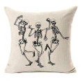 thumbnail image 1 of Fundas de almohada MFGNEH con forma de calavera de Halloween, 1 of 4