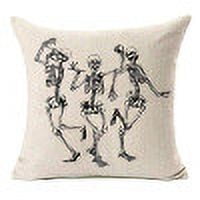 Fundas de almohada MFGNEH con forma de calavera de Halloween
