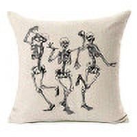 Fundas de almohada MFGNEH con forma de calavera de Halloween