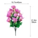 thumbnail image 3 of Flores artificiales de nenúfar para decoración del hogar, oficina, arreglos de mesa para bodas, flores de seda duraderas, tallos flexibles, 55x40 cm, 3 of 6