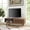 Walnut, variant on Modway Render 48" Modern Style Particleboard Wood TV Stand in Walnut