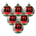 thumbnail image 4 of Baywell 6 Pcs Christmas Balls 6cm Shatterproof Assorted Painting Hang Balls Christmas Ball Ornaments Decorative Hanging Christmas Ornaments Baubles Set for Xmas Tree, 4 of 5
