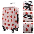 thumbnail image 5 of Strawberry Plants Fruit Flower Bow Luggage Cover Fashion Suitcase Cover Baggage Covers Fit 25-28 Inch Luggage (Go Travel), 5 of 5