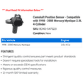 thumbnail image 2 of Camshaft Position Sensor - Compatible with 1998 - 2000 Mercury Mystique 2.0L 4-Cylinder 1999, 2 of 2