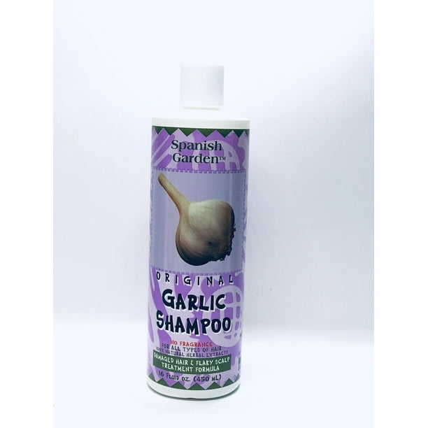 Spanish Garden Original Garlic Shampoo for All Hair Type (No Fragrance