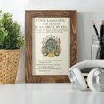 thumbnail image 5 of Printed Embellished Bookplate VIII - Framed Print w/glass - Walnut, 5 of 6