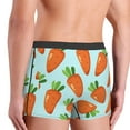 thumbnail image 3 of Uemuo Cartoon Carrot Pattern Men's Boxer Briefs,Trunk Anti-Chafing,Comfortable, Durable, and Stylish Underwear-, 3 of 9