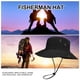 thumbnail image 5 of Sombreros De Protección Solar Sombrero anti-UV Sombrero de pescador transpirable Sombrero de verano para deportes al aire libre (Negro) Likrtyny Para Estrenar, 5 of 9