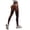 AA-Brown1101, variant on XIAONU Women's Tie Dye Active Leggings High Waist Contour Fit Tights Stretchy Breathable Workout Bottoms Blue
