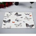 thumbnail image 2 of PKQWTM Colorful Butterflies Kitchen Dining Table Mats Placemats Size 12x18 Inches, Set of 2 Pieces, 2 of 2