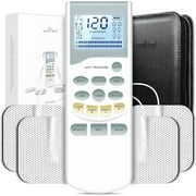 Easy@Home Professional Rechargeable TENS Unit Muscle Stimulator Tens Machine Massager, 2-Output EHE012PRO