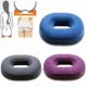 thumbnail image 1 of Gray Coccyx Pain Relief Memory Foam Ring Chair Seat Cushion Pillow, 1 of 1