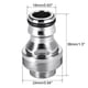 thumbnail image 2 of Adaptador de grifo rápido de conector de manguera de jardín de latón de rosca macho de 16 mm, 2 of 5