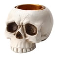 thumbnail image 1 of Candillo de candeliere de candeliere de cráneo 2x artesanías para decoración de de CUTICAT Candelero de resina de calavera, 1 of 7
