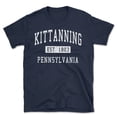 thumbnail image 1 of Kittanning Pennsylvania Classic Established Men's Cotton T-Shirt, 1 of 1