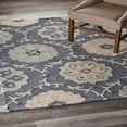 thumbnail image 2 of 7â€™ x 9â€™ Gray Floral Trellis Area Rug, 2 of 9