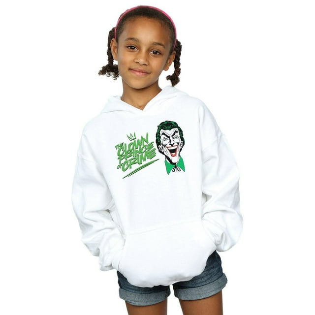 DC Comics Filles Batman Joker le Clown Prince du Crime Chandail à Capuchon