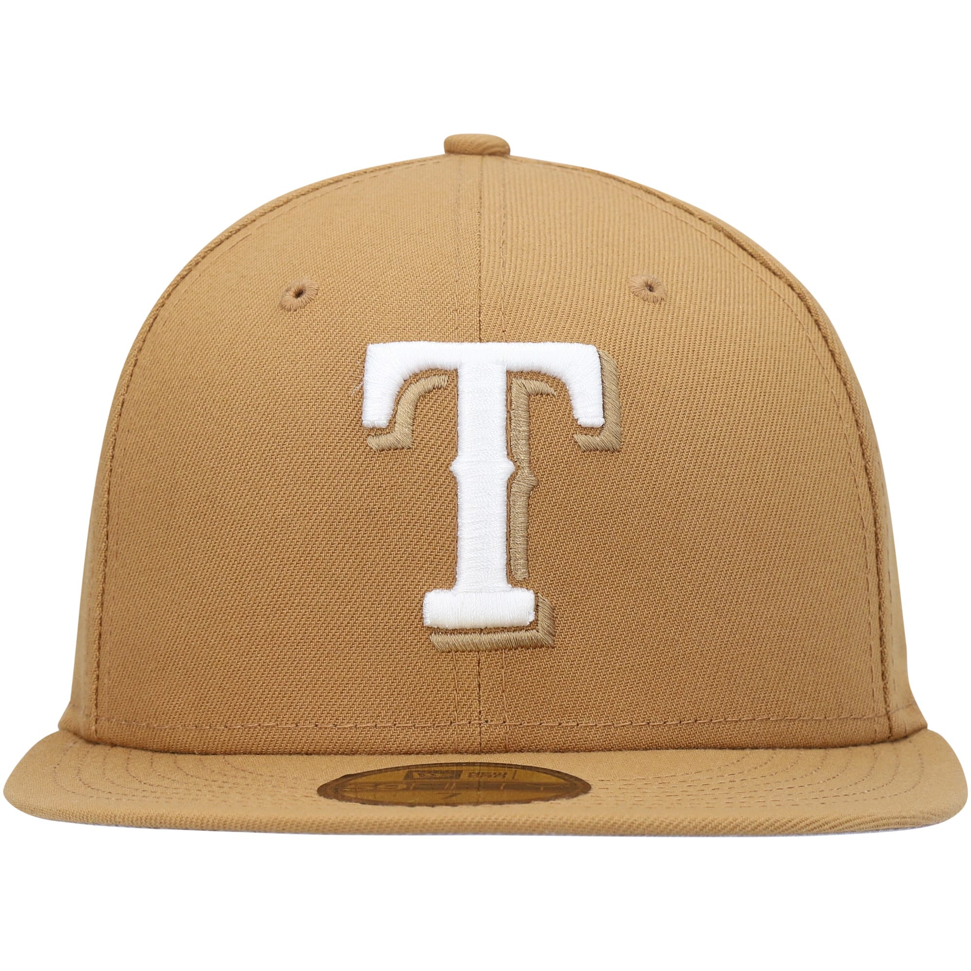 Men's New Era Tan Texas Rangers Wheat 