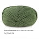 thumbnail image 2 of Yuarrent Hilo de ganchillo, hilo de tejer multicolor, artesanías para ropa de bebé, juego de madejas de hilos flexibles, artes de 4 capas para Artesanía 32verde oliva, 2 of 5