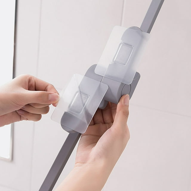 Rotatable Wall Hook Rotatable Wall Hanger Rotatable Wall Hook Punching Free Installation Waterproof Large Storage Capacity Folding Towel HookGray