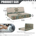 thumbnail image 7 of Garronmavis Datura Paw RV Dinette Cushion Covers Camper Cushion Cover Stretchable RV Seat Covers Dinette Booth Cushions Washable Couch Cover for RV Camper Car Bench Replacement, 7 of 7