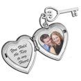 thumbnail image 2 of Sterling Silver Heart Locket and Key - 3/4 Inch x 3/4 Inch, 2 of 3