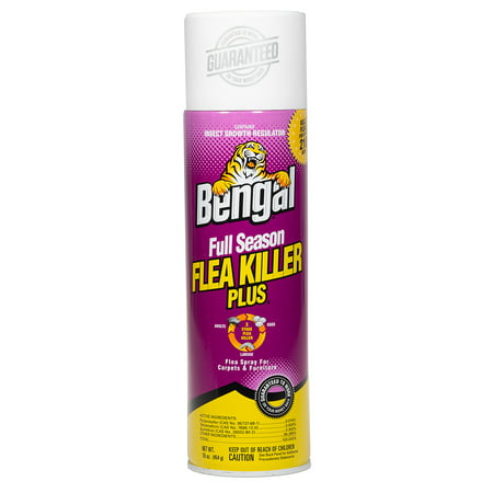Bengal Full Season Flea Killer, 16 oz (Best Spray To Get Rid Of Fleas In House)