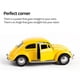 thumbnail image 2 of Coche De Juguete De Aleación De Zinc 1:32, Coche Retro Amarillo Vintage Con Música Y Luces Para Niños Methold FN002725-00, 2 of 5