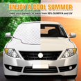 thumbnail image 2 of Parabrisas Delantero Del Coche, Parasol Anti Frost Snow Anti Ice Uv Protección Solar Plegable Universal Para Coche Suv (157 * 126 Cm) JFHHH pequeña, 2 of 5