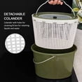 thumbnail image 2 of Bucket,2-in-1 Bucket Fish Bait Container Handle Colander Bait Container Bucket Fish Box Bucket Rusuo 2-in-1 Eryue, 2 of 7