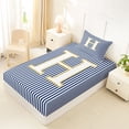 thumbnail image 4 of Erosebridal Letter H Kids Twin Sheet Sets, Modern Abstract Bedding, 3 Pieces, 4 of 5