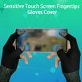 thumbnail image 3 of Gaming Grip Gloves for Sweaty Hands Two finger Touch High Sensitivity Breathable Sensitive Fingertips Gloves for Men and Women, 3 of 8