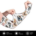thumbnail image 2 of Fotbe Hip Hop Dog Mangas para Brazos con Protección Solar UV- Cubrebrazos para Tatuajes – Mangas Deportivas Refrigerantes UPF 50 para Hombre y Mujer, 2 of 7