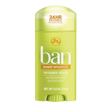 Ban Sweet Simplicity Invisible Solid Deodorant 2.6 oz