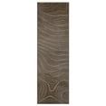 thumbnail image 2 of BNM Modern Abstract Wood Grain Runner, 2'7" x 8', Chocolate, 2 of 5