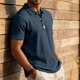 thumbnail image 4 of Top Abrigo de los Hombres de Color Sólido de Manga Larga Botón-Up Cuello Chaqueta Casual, Ligero de Nylon con Capucha Superior para Verano Y Primavera, 4 of 8