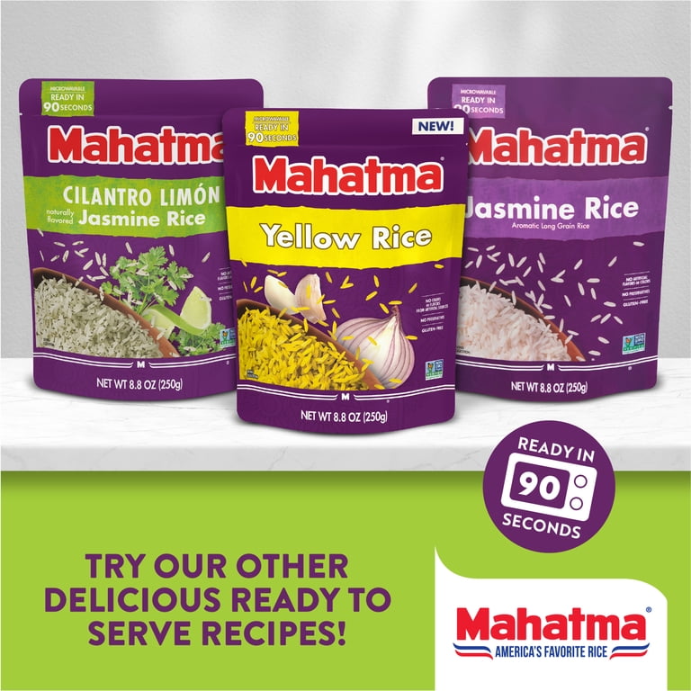 3 pack) Mahatma Ready-to-Eat Cilantro Limon Jasmine Rice