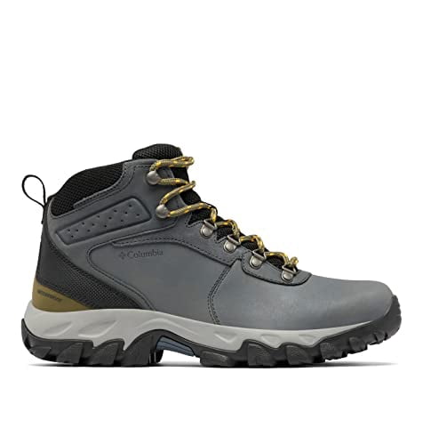 Columbia Men's Newton Ridge Plus II Waterproof Hiking Boot Shoe, Graphite/Black, 16