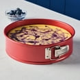 thumbnail image 3 of Farberware Disney Bake with Mickey Mouse 9 Inch Nonstick Round Springform Pan, Dishwasher Safe and Oven Safe to 450°F, Red, 3 of 13