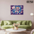 thumbnail image 2 of A set of 500 interesting "Space Astronaut Bear Planet Pet" horizontal jigsaw puzzles,, 2 of 9