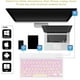 thumbnail image 2 of Combo de Teclado y Mouse Bluetooth Recargable, Retroiluminado en 7 Colores, Juego de Teclado de Mouse Inalámbrico Compacto y Portátil Ultradelgado para Android, Windows, Tableta, Teléfono Celular, iPhone, iPad Mini, iPad 13 y Superior, 2 of 9